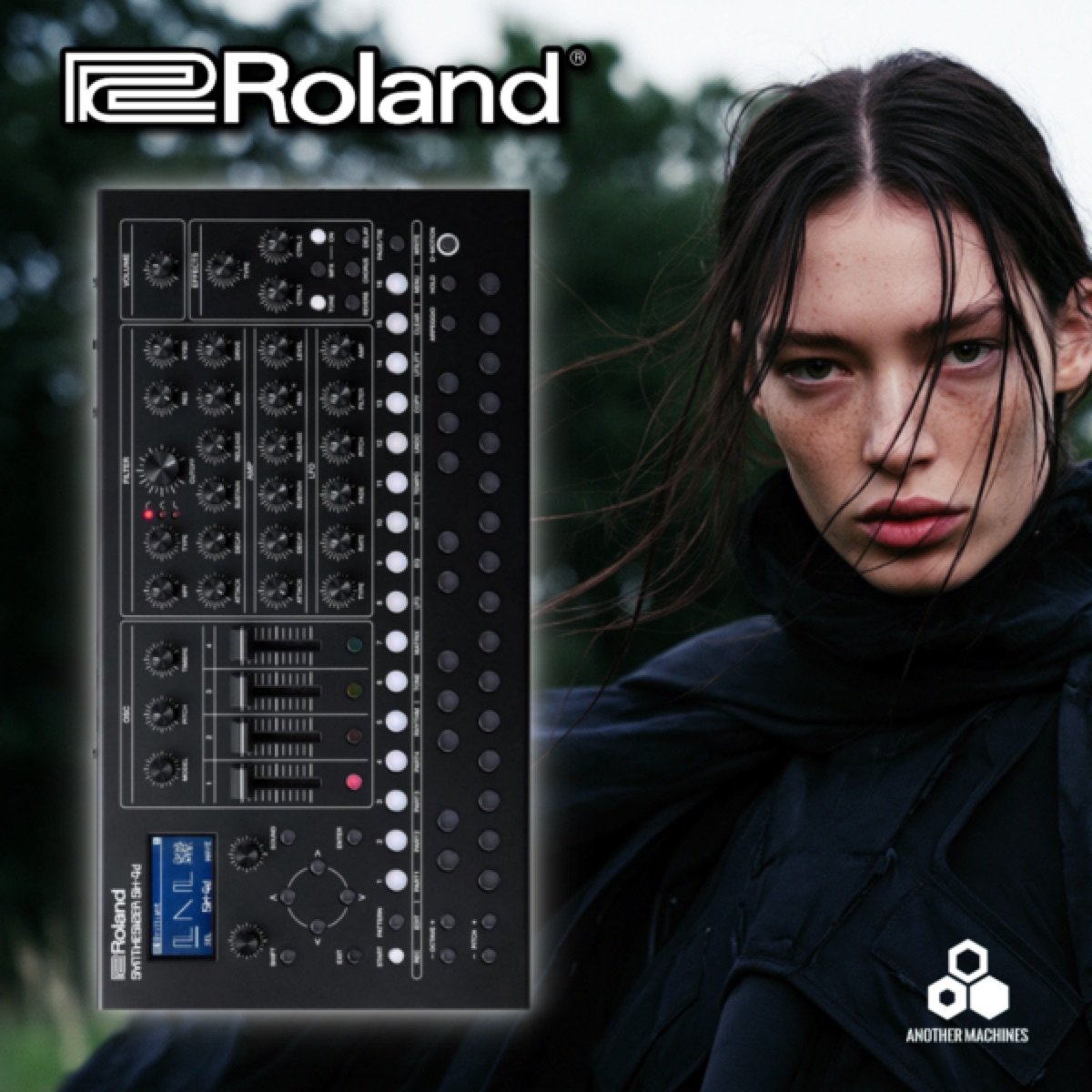 Roland SH-4D techno project